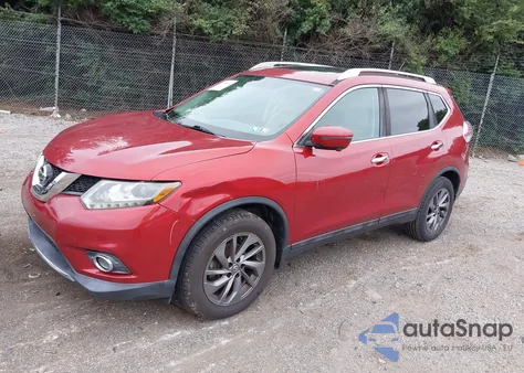 2016 Nissan Rogue Sl из США, поврежденный, VIN 5N1AT2MV4GC811365